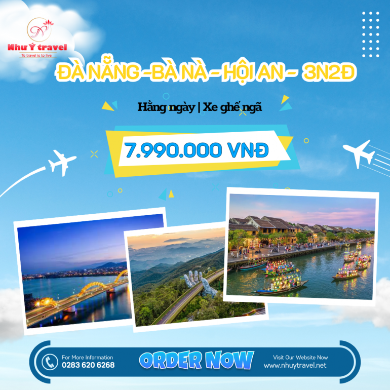 TOUR LỄ 30/04/2025 - ĐÀ NẴNG - HỘI AN - BÀ NÀ 3N2Đ