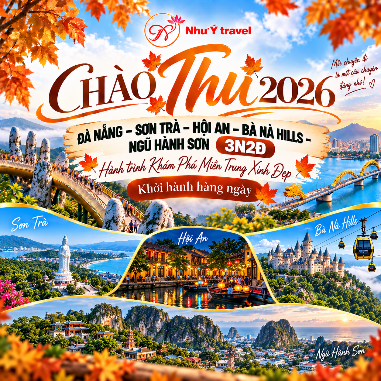221 TOUR ĐÀ NẴNG - HỘI AN - BÀ NÀ 3N2Đ
