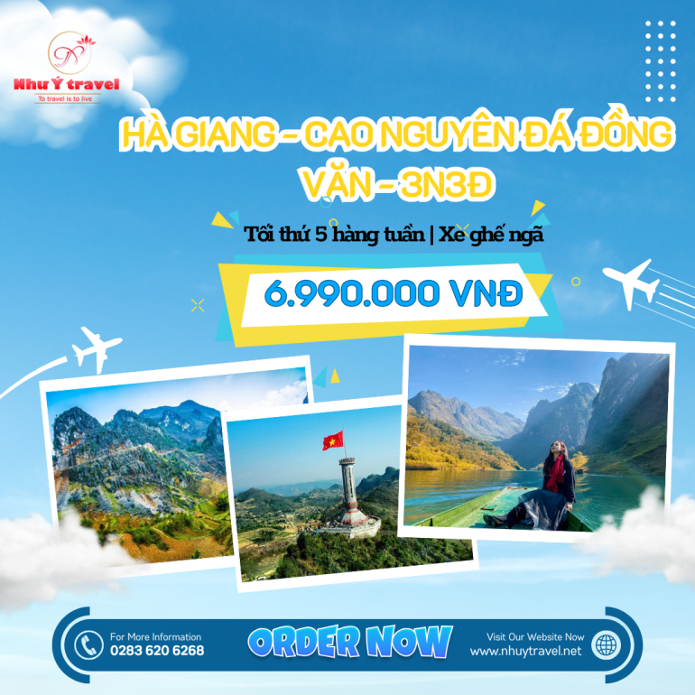 TOUR MIỀN BẮC 2025 - HÀ GIANG - CAO NGUYÊN ĐÁ ĐỒNG VĂN - 3N3Đ