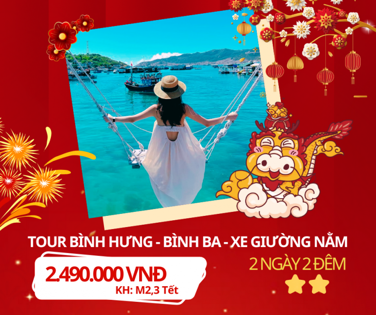 TOUR BÌNH HƯNG - BÌNH BA 2N2Đ