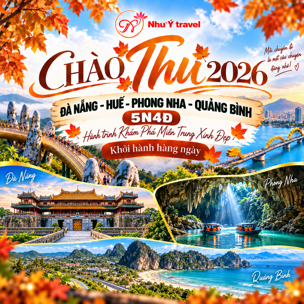 331 TOUR ĐÀ NẴNG - HUẾ - QUẢNG BÌNH 5N4Đ
